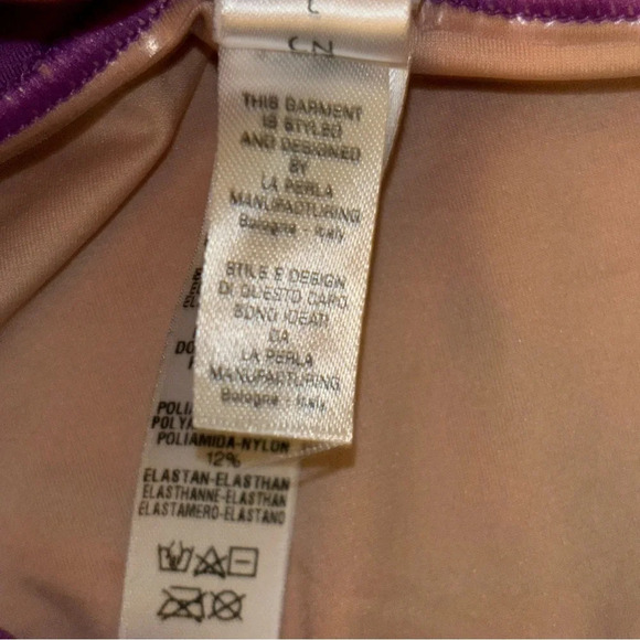 NWOT La Perla red and purple bikini bottoms in size large - Picture 13 of 13